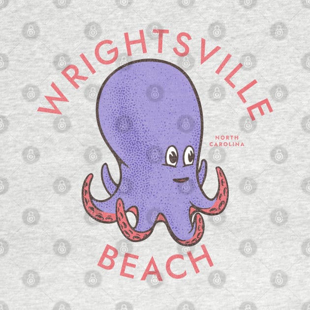 Wrightsville Beach, NC Summertime Vacationing Octopus by Contentarama